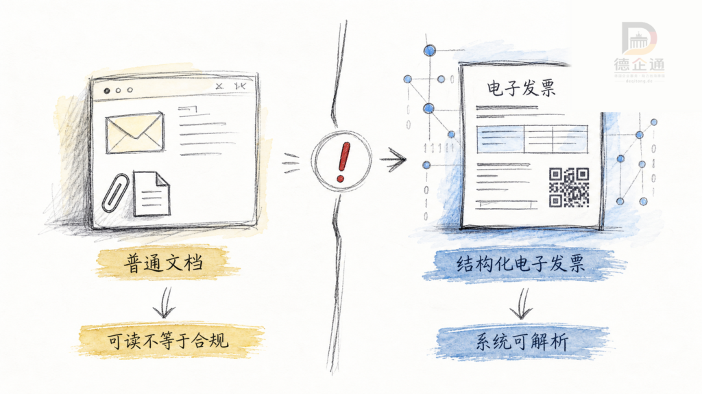 02 document vs e invoice
